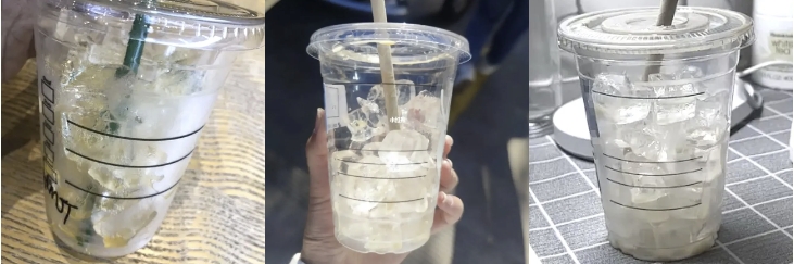 耐融的冰块维持了饮品的口感和风味